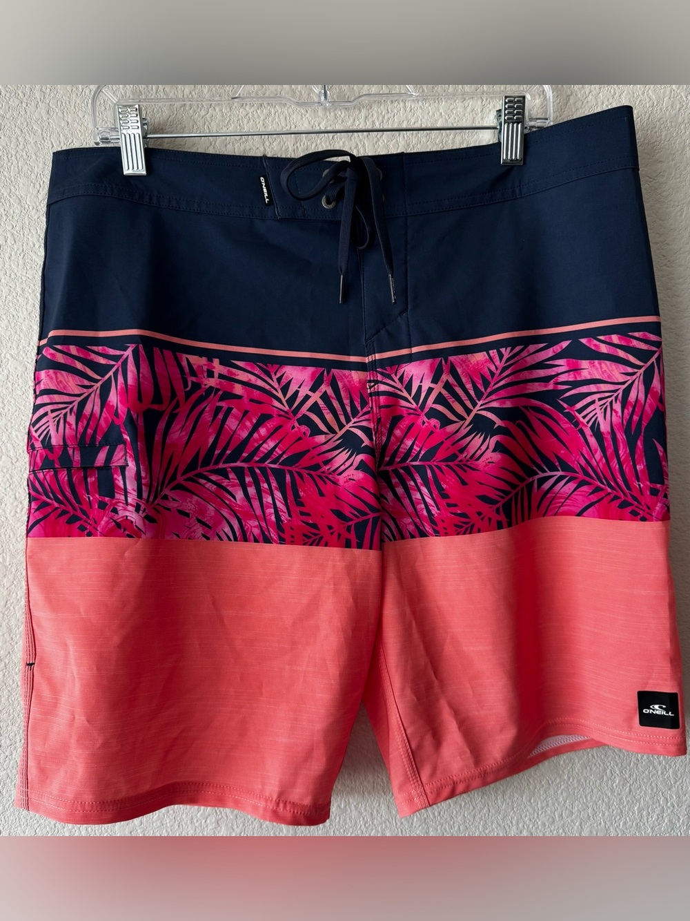 O’NEILL Men’s Boardshorts Size 34 Hyperfreak 19” Stretch Surf Beach Excellent